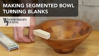 How to Make Segmented Bowl Turning Blanks
