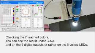 Tutorial SPECTRO-3 color sensor - the PARA Mode (works with two parameter sets)