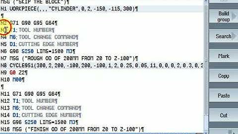 How to Skip Block In Sinutrain | Siemens | CNC |
