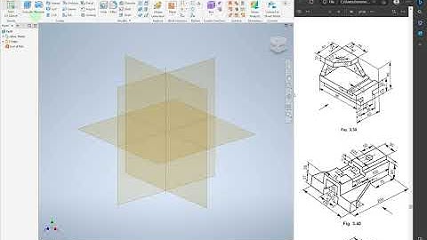 Simple 3D Modelling Part 3 Section B - Autodesk Inventor