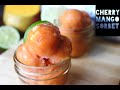 Healthy Sorbet Recipe | How To Make Low Calorie Homemade Cherry Mango Sorbet