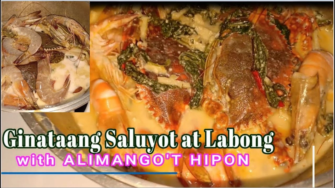 Ginataang Saluyot at Labong with Alimango't Hipon - YouTube