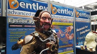 My sculpture and others at IMATS London 2018