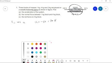 Mechanics: 01 Block and force solved problems (physics)