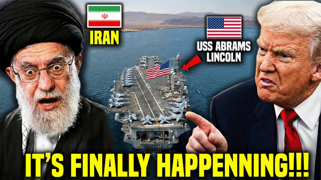 Iran Is Trying to Hit as U.S. Aircraft Carrier Enters STRIKE POSITION – Khamenei Flees to His Bunker