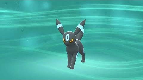 Pokemon Brilliant Diamond and Shining Pearl Shiny Eevee to Shiny Umbreon Evolution