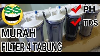 Review Filter 4 Tabung , Murah Hasil Maksimal