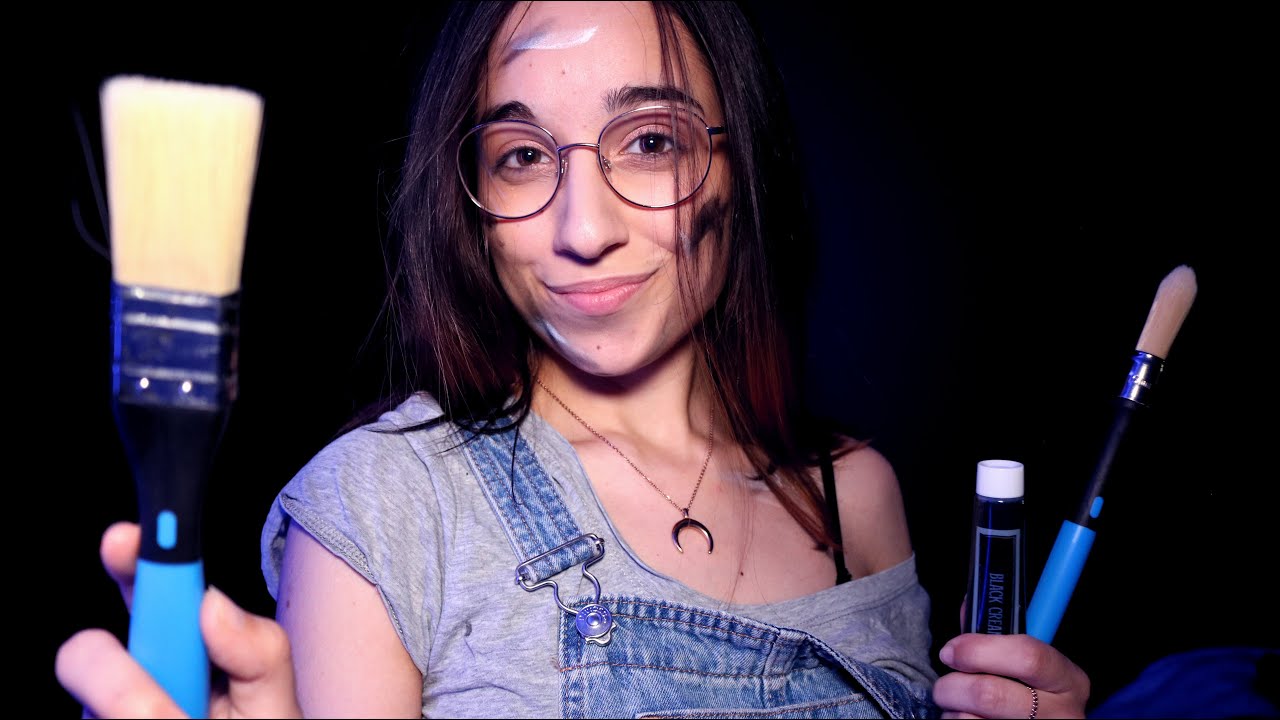 [ASMR em Português] Pintura Corporal ~ Body Painting You RP 🎨🖌