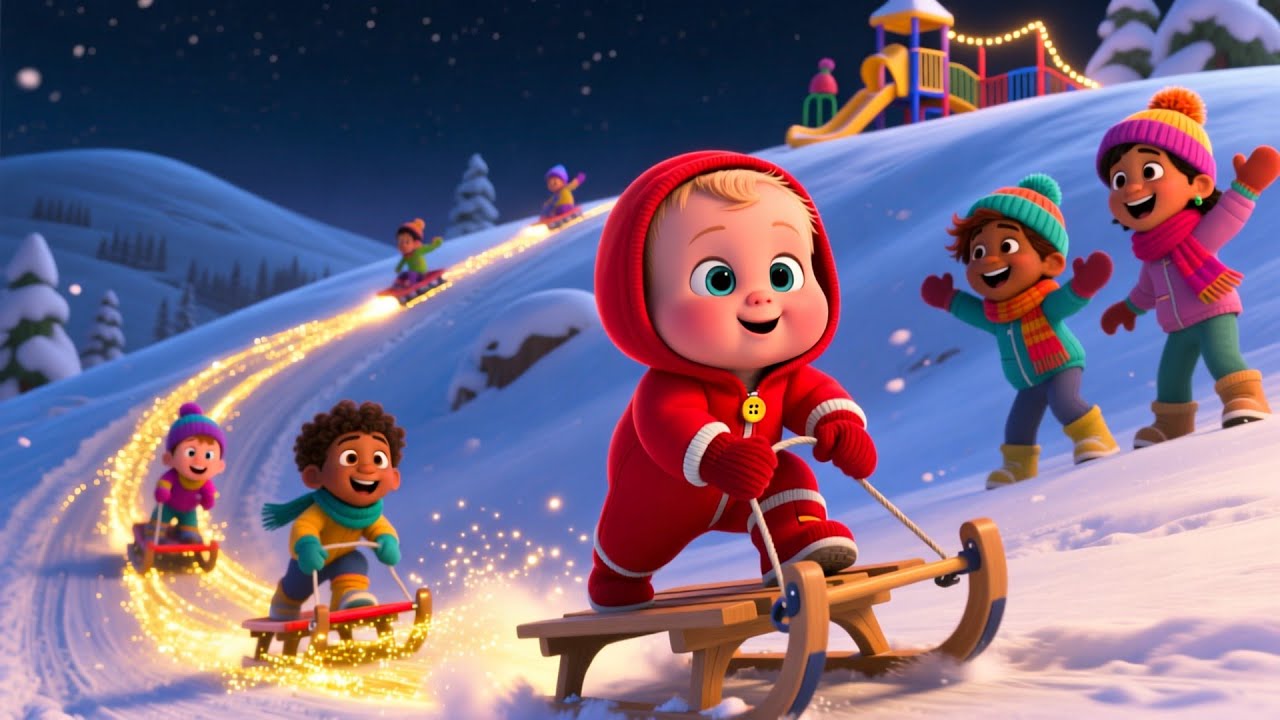 Baby’s Christmas Light Run 🎄✨ | Fun Holiday Learning for Kids | Christmas Counting & ABC