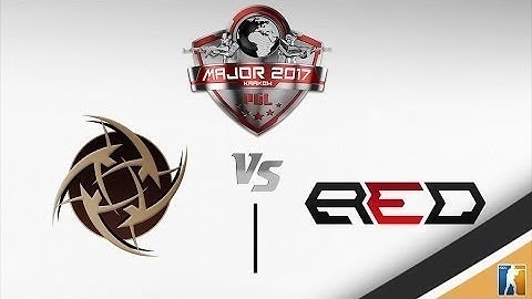 LIVE - NiP vs. Red - DreamHack 2017 - FINAL