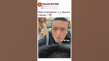 When Civil Engineer Become A Barber 😅😅 #shorts #memes #viral #trending