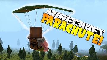 PARACHUTE IN MINECRAFT! (Plugin Tutorial) | GOOD ESCAPE TACTIC