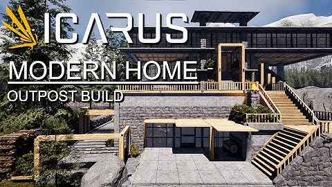 Icarus - INSANE Modern House build in outpost.