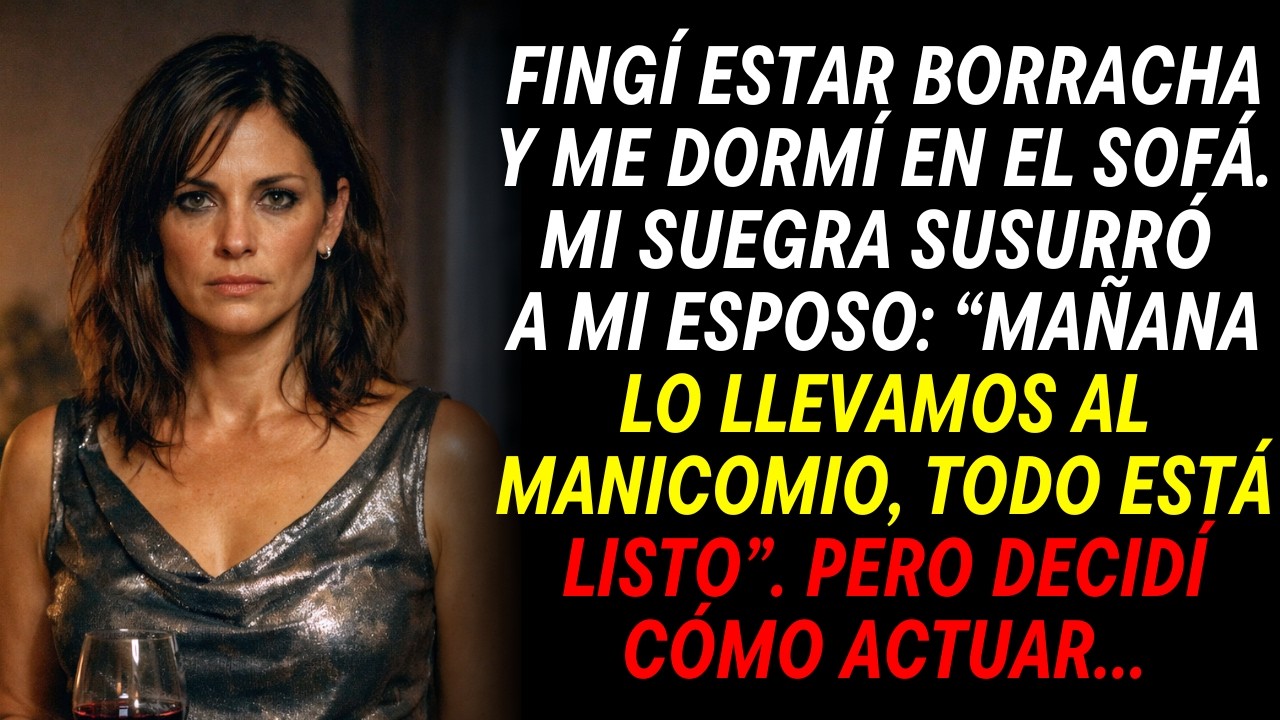 Fingí estar borracha en mi cumpleaños y escuché a mi esposo susurrando sobre mí. Cuando mi suegra…