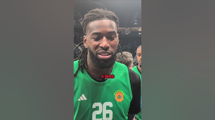 Mathias Lessort on coming back from injury for @paobcgr