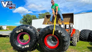 Lifting Monster Truck Tires. How Heavy?