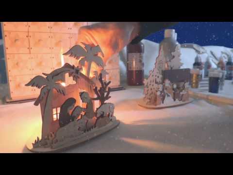 Sujets de Noël en bois à décorer vidéo