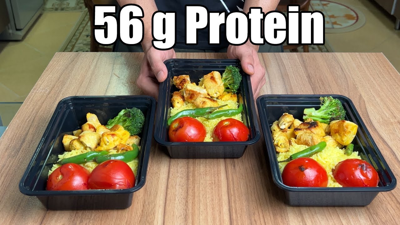 🍲 Healthy Chicken Breast and Rice Meal Prep for Weight Loss Quick and