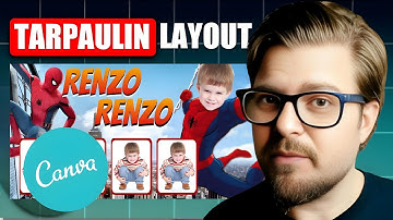 How To Make a Tarpaulin Layout in Canva Tarpaulin Banner  - 2025 | Tutorial
