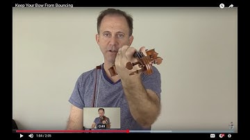 Keep Your Bow From Bouncing