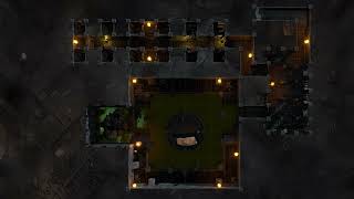 D&D | Curse of Strahd Death House Dungeon Part 2 | Animated Battle Maps