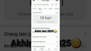 Akhir Dari 2025 2026 Sudah Dekat