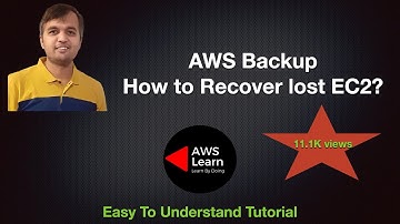 AWS Backup to backup and restore EC2 instance
