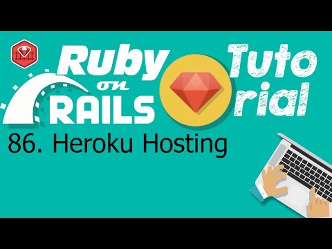 86. Ruby on rails tutorial (Rails App): Heroku Hosting