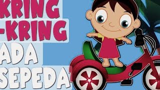 cring cring ada sepeda. lagu anak anak Indonesia