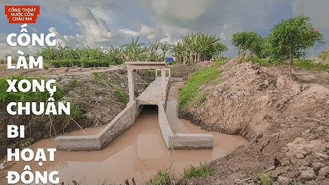 CỐNG  THOÁT NƯỚC Ở CỒN CHÂU MA
