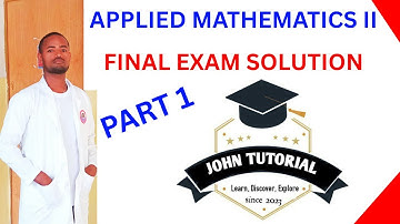 #ASTU/Applied Mathematics Two/Final Exam Part One
