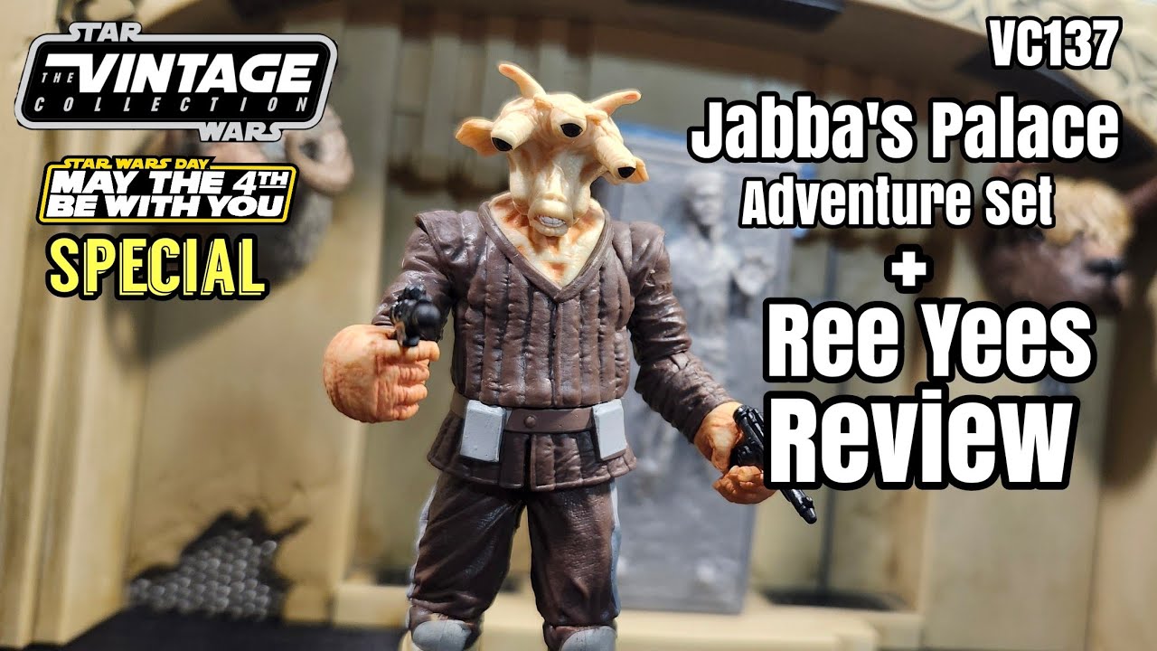 Star Wars The Vintage Collection | Jabba's Palace Playset + Ree