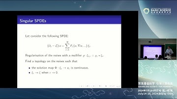 Yvain Bruned: Algebraic renormalisation of regularity structures #ICBS2024