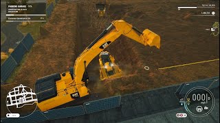 Construction Simulator - How much dirt can a dirt mover move?. Twitch Livestream from Nov 25, 2022.