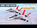 DCS: F/A-18C Hornet Strike Package Vs 2x F-16 Vipers | Tacview Giveaway