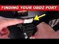 How to find the OBD2 Port (On any car!)