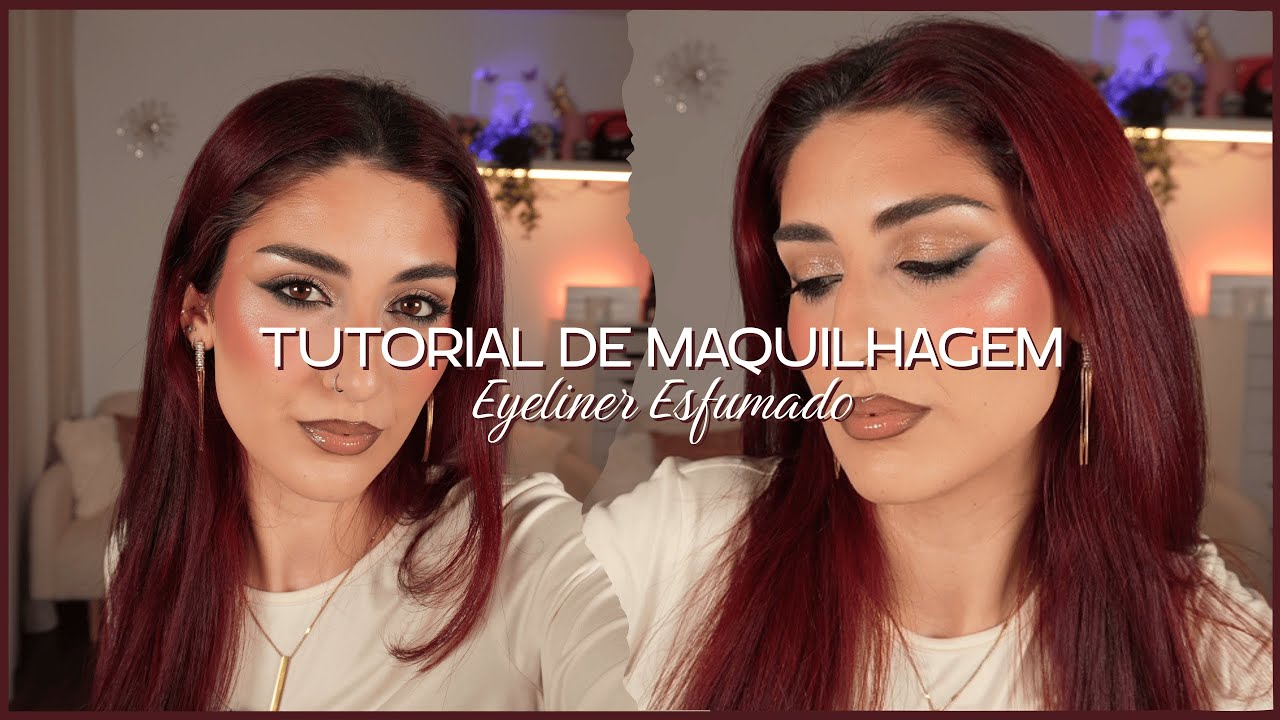 Tutorial de Maquilhagem GLAM | Eyeliner Esfumado passo a passo 💕