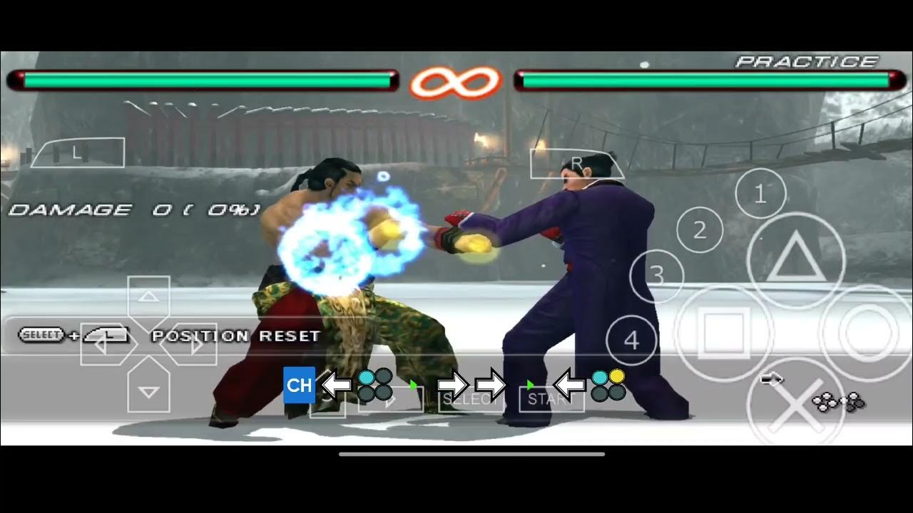 FENG COMBO TUTORIAL WITH INPUT NOTATION TEKKEN 6 PPSSPP YouTube