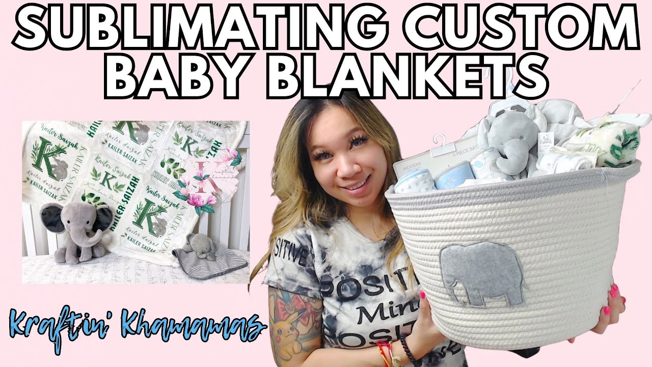 Sublimating Custom Baby Blankets