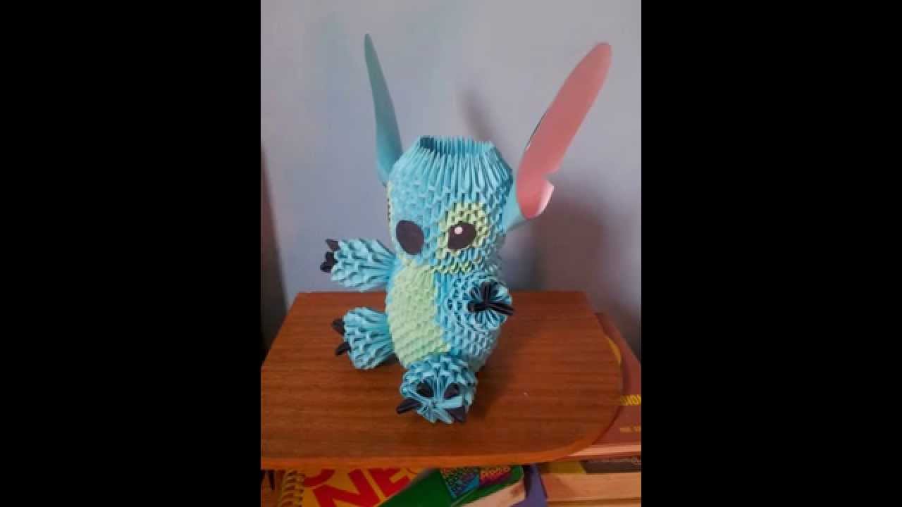 Lilo Stitch ORIGAMI 3D YouTube