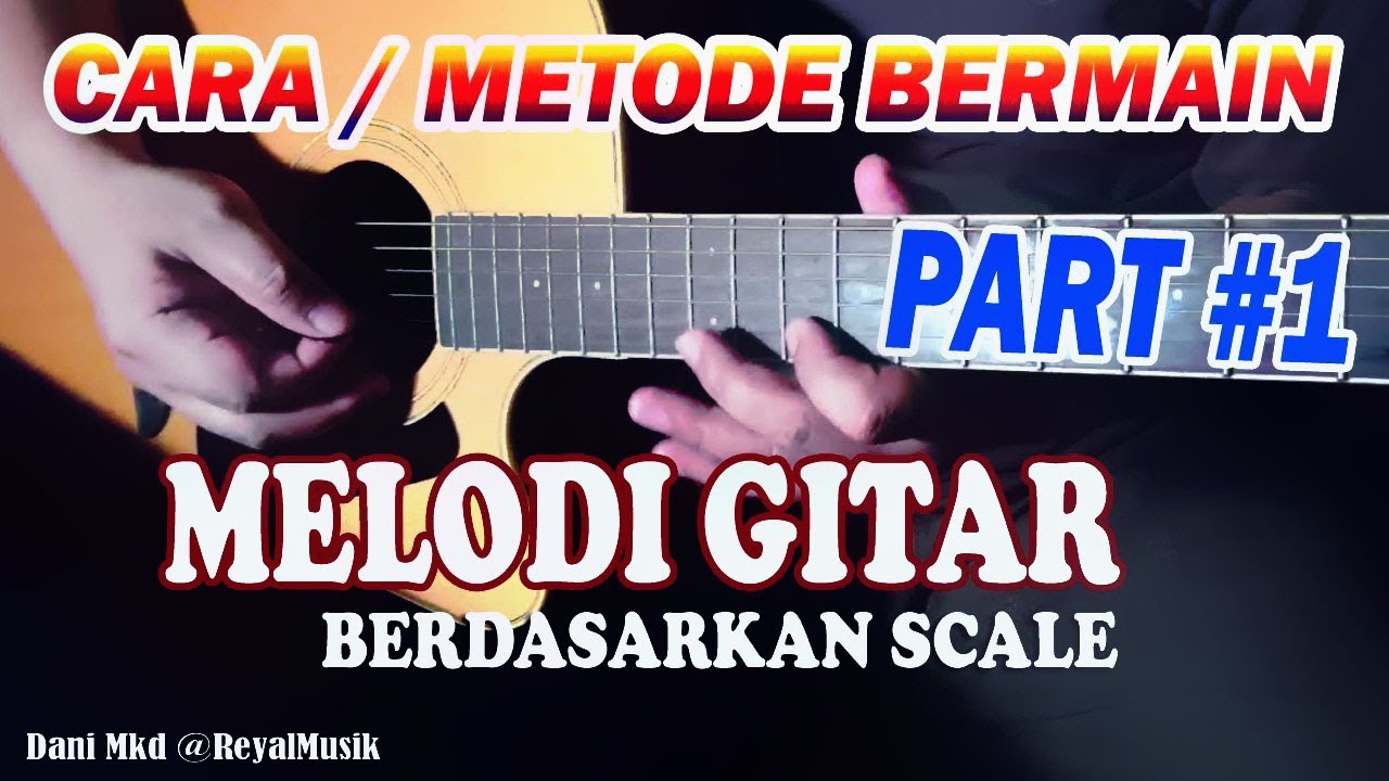 Belajar melodi gitar dangdut pemula