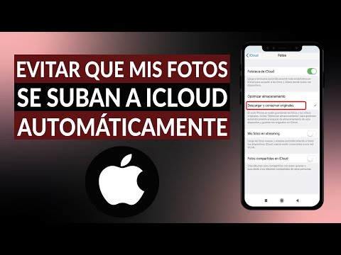 ¿Cómo evitar que mis fotos se suban a ICLOUD automáticamente?