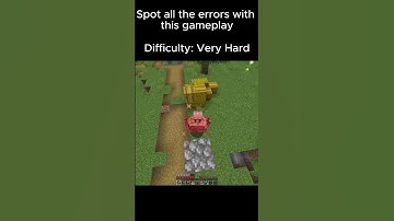 Can you spot all the errors? #minecraftshorts