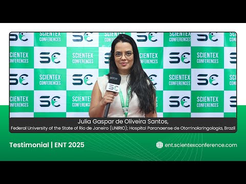 Testimonial by Julia Gaspar de Oliveira Santos | ENT 2025