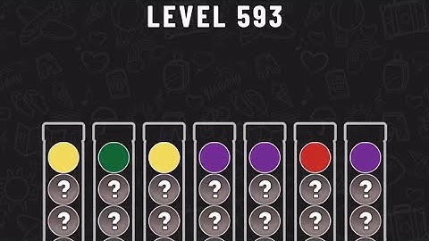Ball Sort Puzzle Level 593 #ballsortpuzzle #ballsortpuzzlegameplay #puzzlegame #mobilegames
