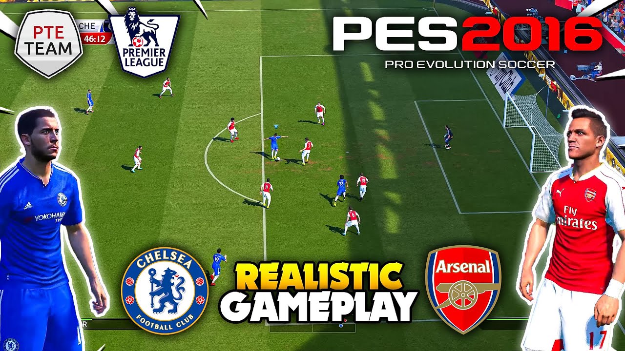 PES 2016 - AS Roma vs. Chelsea PES 2016 Gameplay! [1080p HD, Champions  League]