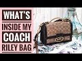 What's In My Coach Riley Top Handle Bag // Quality & What Fits Inside this bag!
