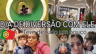 DIA DE PASSEIO E MUITA DIVERSÃO/ COMIDA BRASILEIRA/ COMPRINHAS ACTION 🇵🇹