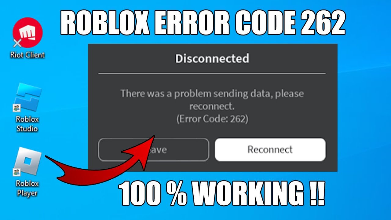 FIXED] Roblox Error Code 262 - Fix Disconnected Error Code 262