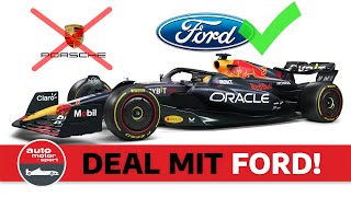 Red Bull wählt Ford statt Porsche: Details zum Motoren-Deal!